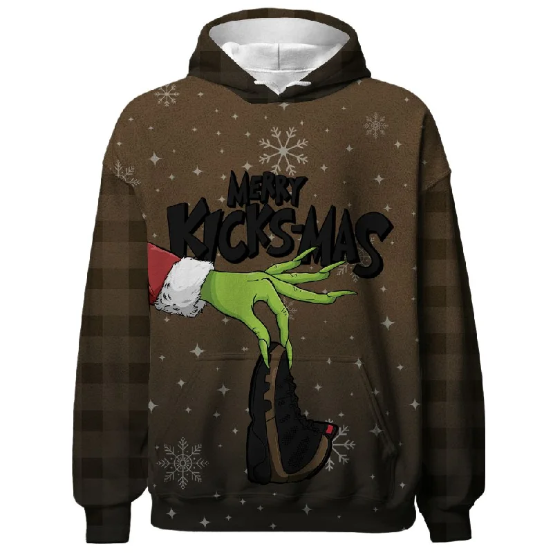 Olive 9s NastyJamz Hoodie Match Merry Kicksmas All-Over Print