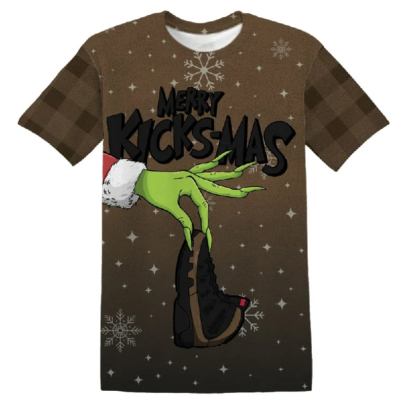 Versatile Unisex Layering Pieces Olive 9s NastyJamz T-Shirt Match Merry Kicksmas All-Over Print