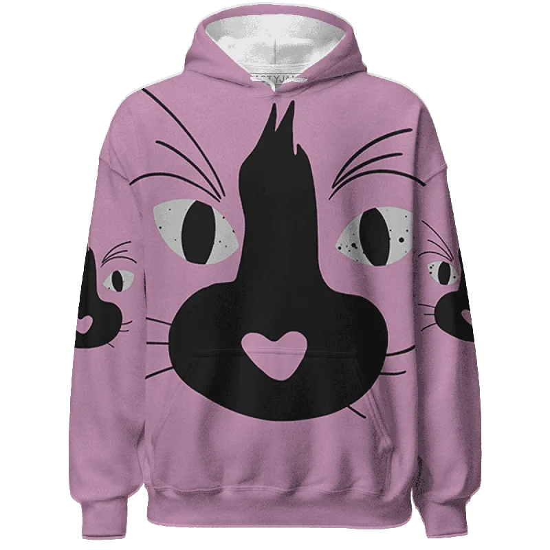 Orchid Neutral Grey Black White 4s NastyJamz Hoodie Match Meow All-Over Print