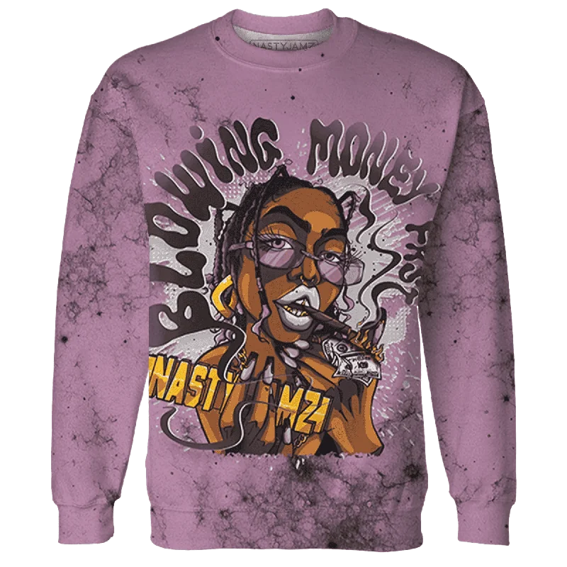 Orchid Neutral Grey Black White 4s NastyJamz Sweatshirt Match Blowing Money Fast Girl All-Over Print