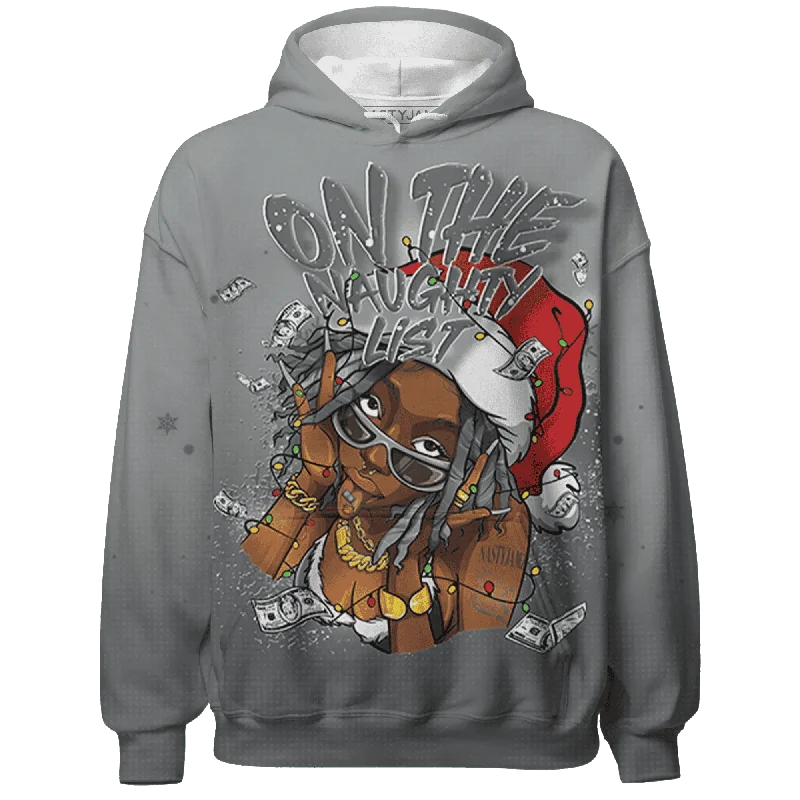 Paris Cement Olympics 4s NastyJamz Hoodie Match Xmas Naughty List All-Over Print