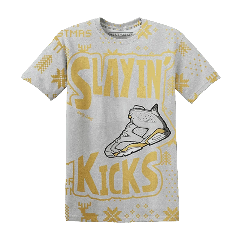 Sleek And Stylish Unisex Outerwear Paris Cement Olympics 6s NastyJamz T-Shirt Match Slayin Kicks All-Over Print