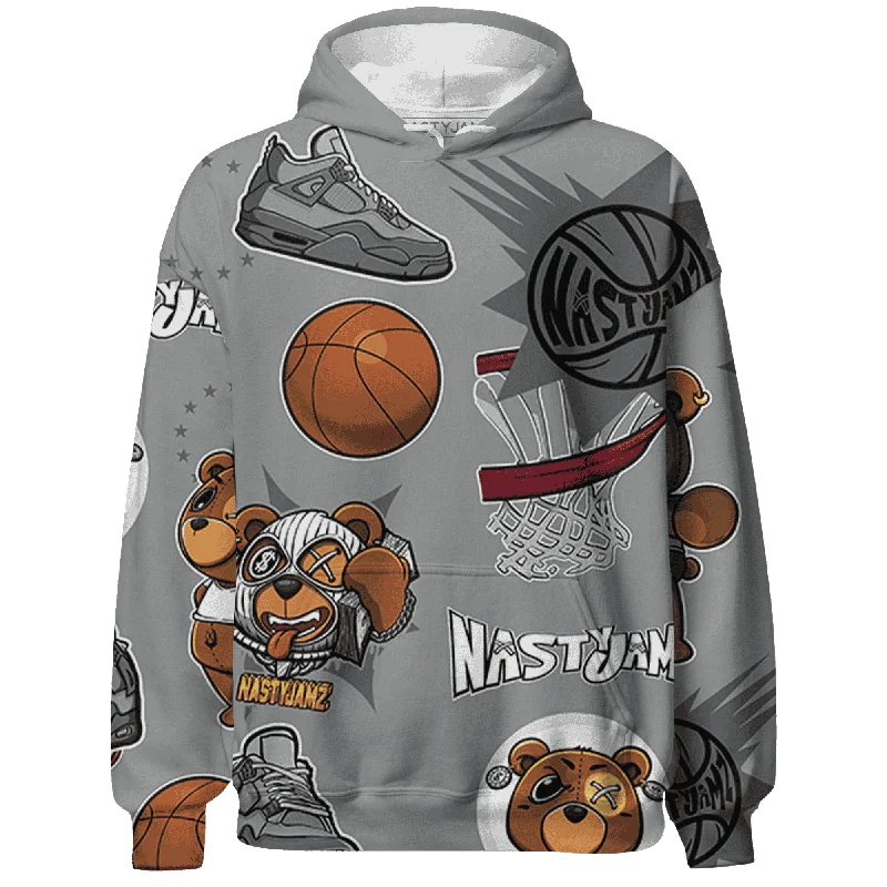 NastyJamz Paris Cement Olympics 4s Hoodie Match BER Icon Wallpapers All-Over Print