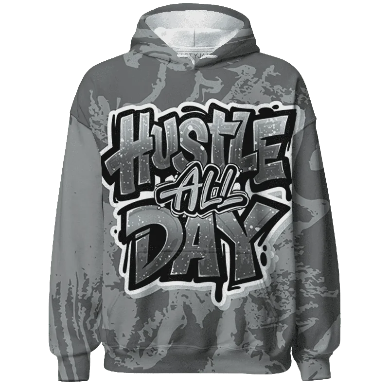 NastyJamz Paris Cement Olympics 4s Hoodie Match Hustle All Day All-Over Print