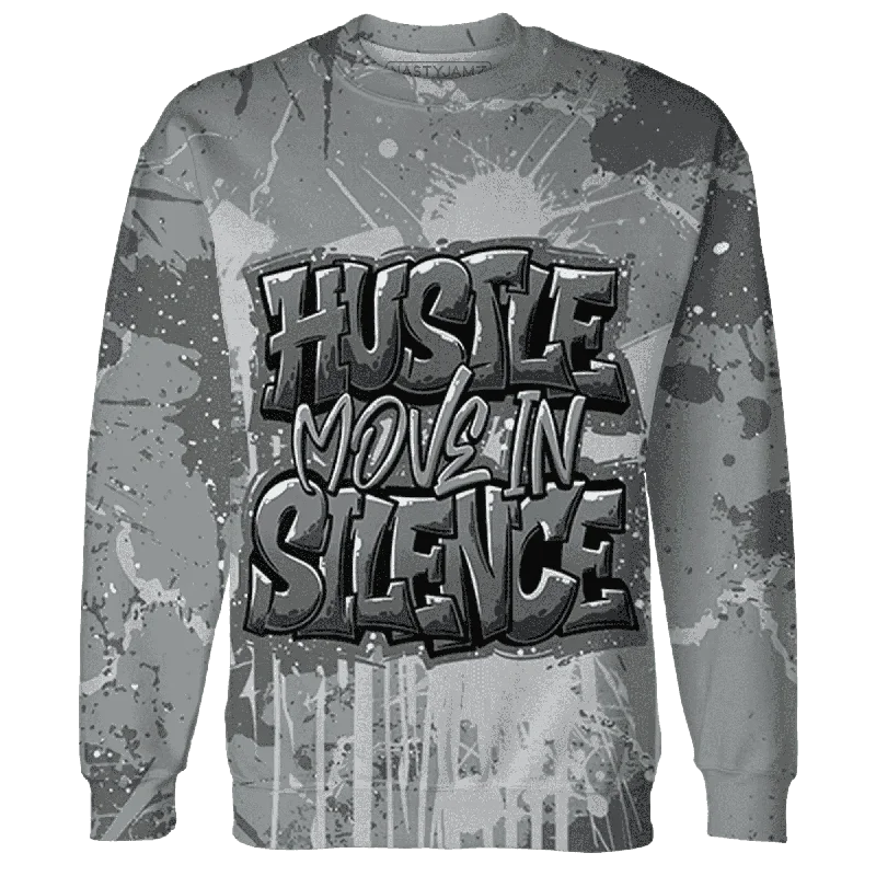 NastyJamz Paris Cement Olympics 4s Sweatshirt Match Hustle Move In Silence All-Over Print