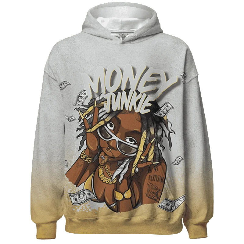 NastyJamz Paris Cement Olympics 6s Hoodie Match Money Junkie All-Over Print