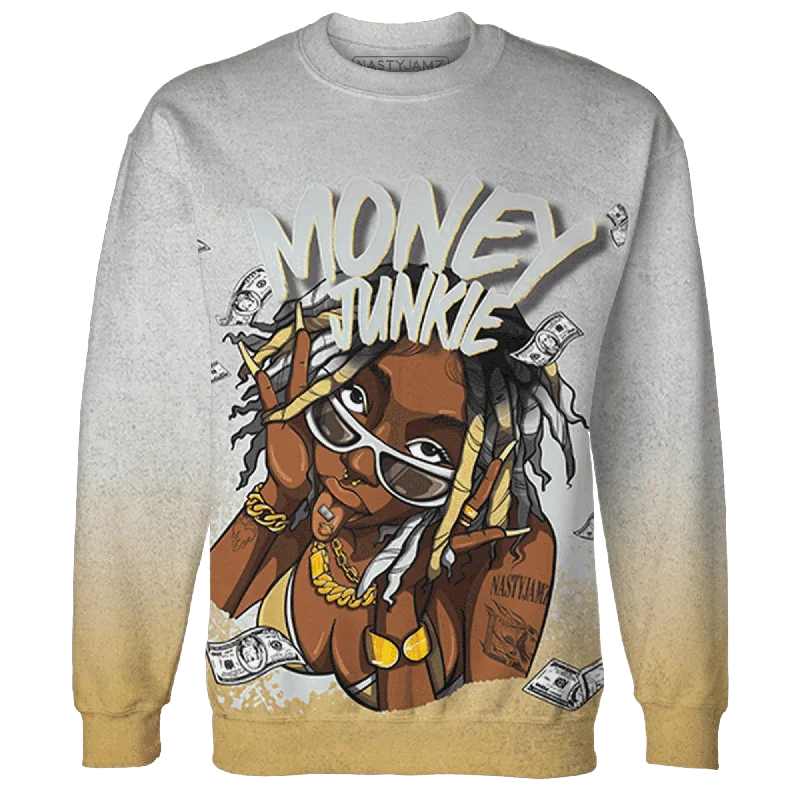 NastyJamz Paris Cement Olympics 6s Sweatshirt Match Money Junkie All-Over Print