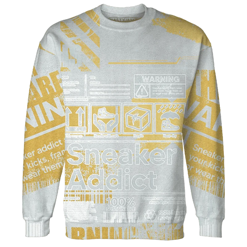 NastyJamz Paris Cement Olympics 6s Sweatshirt Match Sneaker Addict Warning All-Over Print