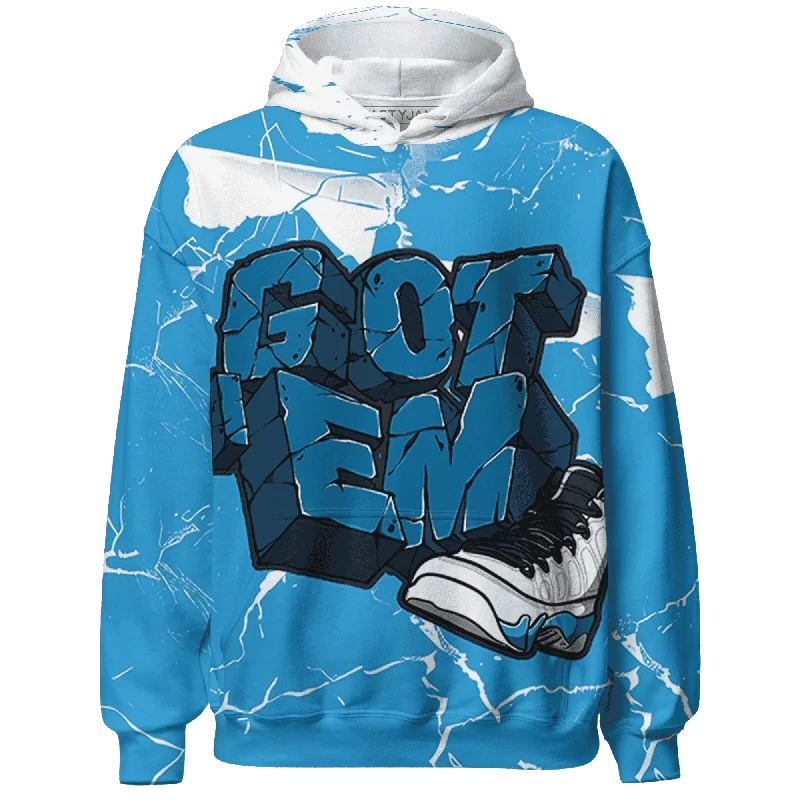 NastyJamz Powder Blue 9s Hoodie Match Got Em All-Over Print