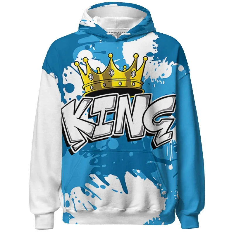 NastyJamz Powder Blue 9s Hoodie Match KING All-Over Print