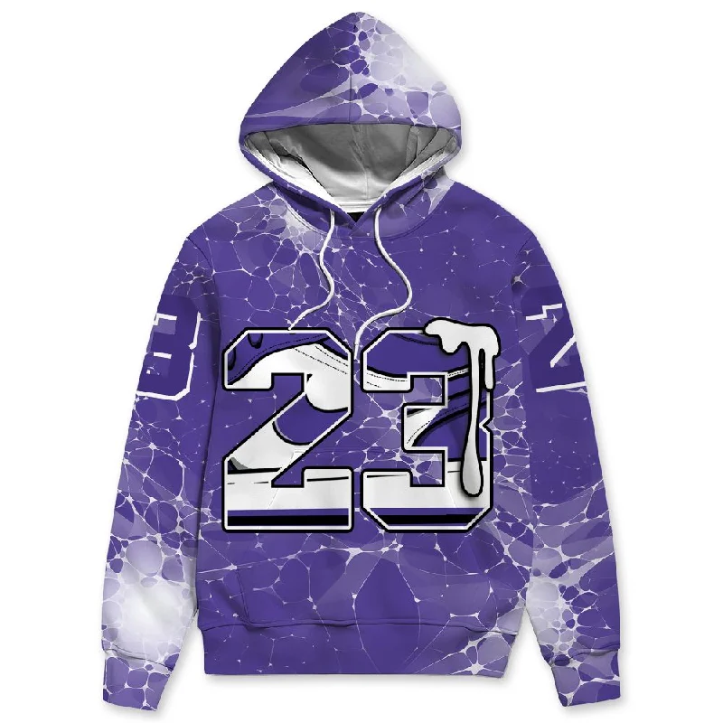 Psychic Purple 1s NastyJamz Hoodie Match 23 Sneaker All-Over Print