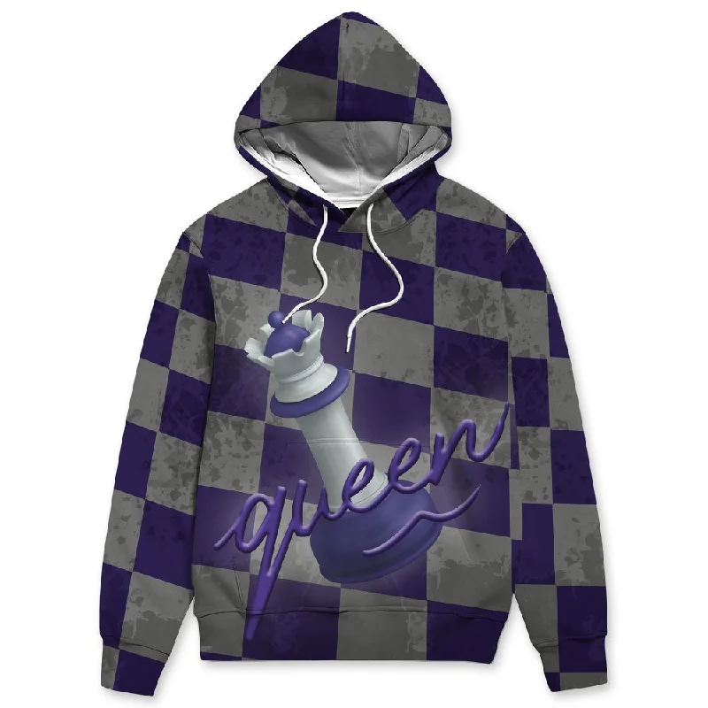 Psychic Purple 1s NastyJamz Hoodie Match Black Queen All-Over Print