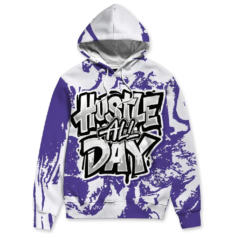 Psychic Purple 1s NastyJamz Hoodie Match Hustle All Day All-Over Print