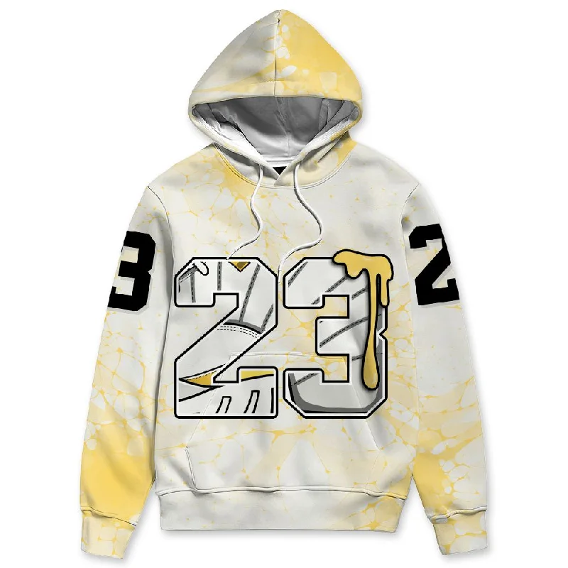 PT Metallic Gold White 12s NastyJamz Hoodie Match 23 Sneaker All-Over Print