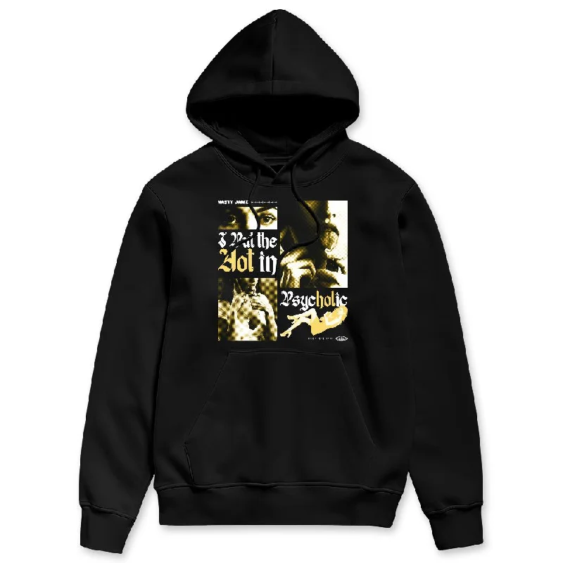 PT Metallic Gold White 12s NastyJamz Hoodie Match Hot In Psychotic