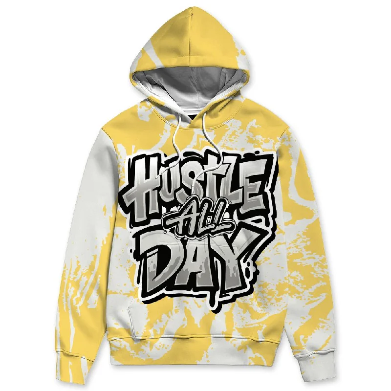 PT Metallic Gold White 12s NastyJamz Hoodie Match Hustle All Day All-Over Print