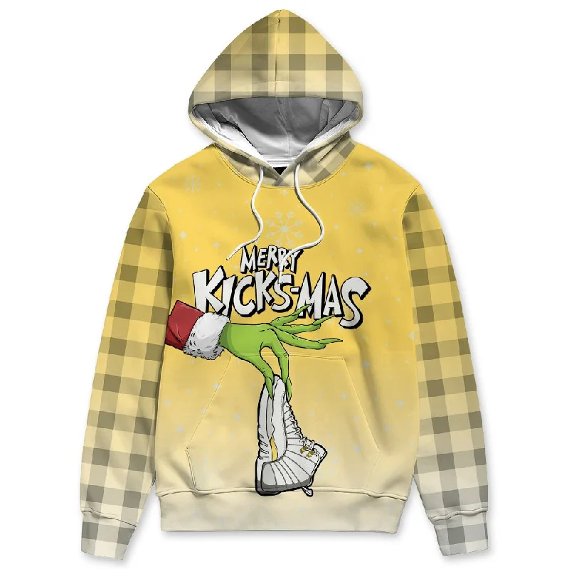 PT Metallic Gold White 12s NastyJamz Hoodie Match Merry Kicksmas All-Over Print