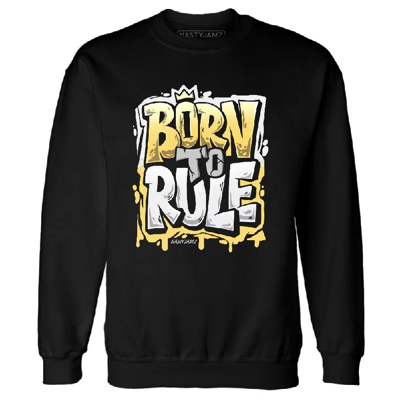 PT Metallic Gold White 12s NastyJamz Sweatshirt Match Born To Rule