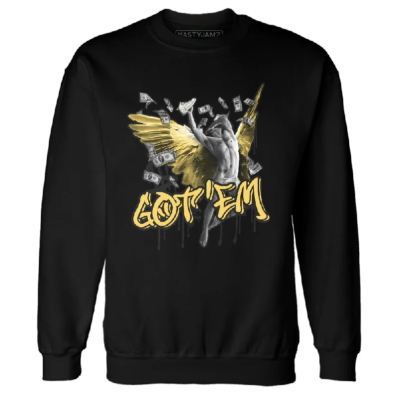 PT Metallic Gold White 12s NastyJamz Sweatshirt Match Got Em Angel