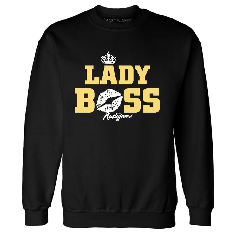 PT Metallic Gold White 12s NastyJamz Sweatshirt Match Lady Boss