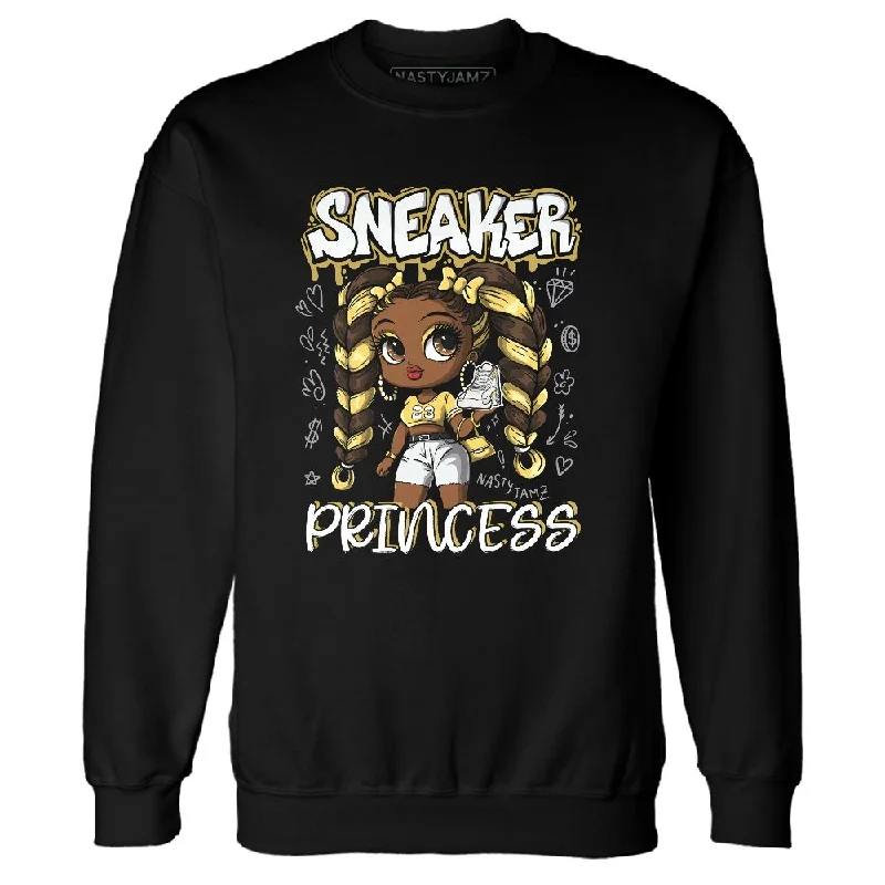 PT Metallic Gold White 12s NastyJamz Sweatshirt Match Sneaker Princess