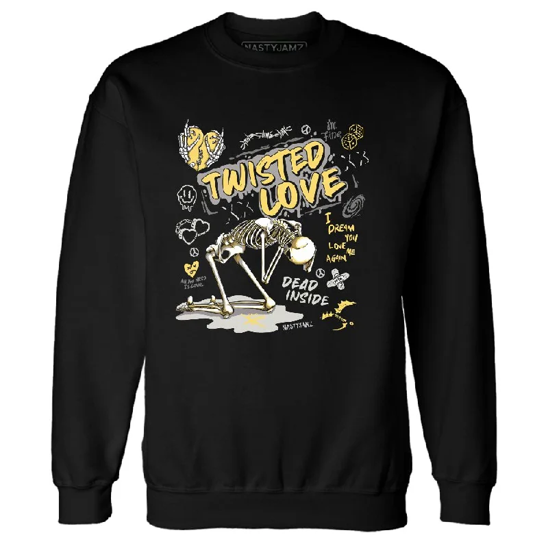 PT Metallic Gold White 12s NastyJamz Sweatshirt Match Twisted Love