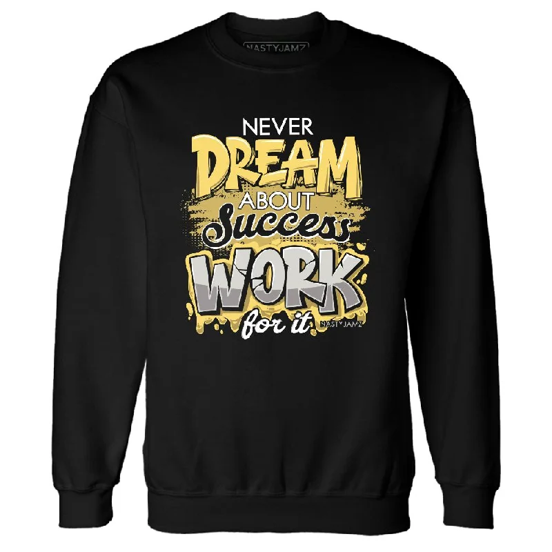 PT Metallic Gold White 12s NastyJamz Sweatshirt Match Work For Dream