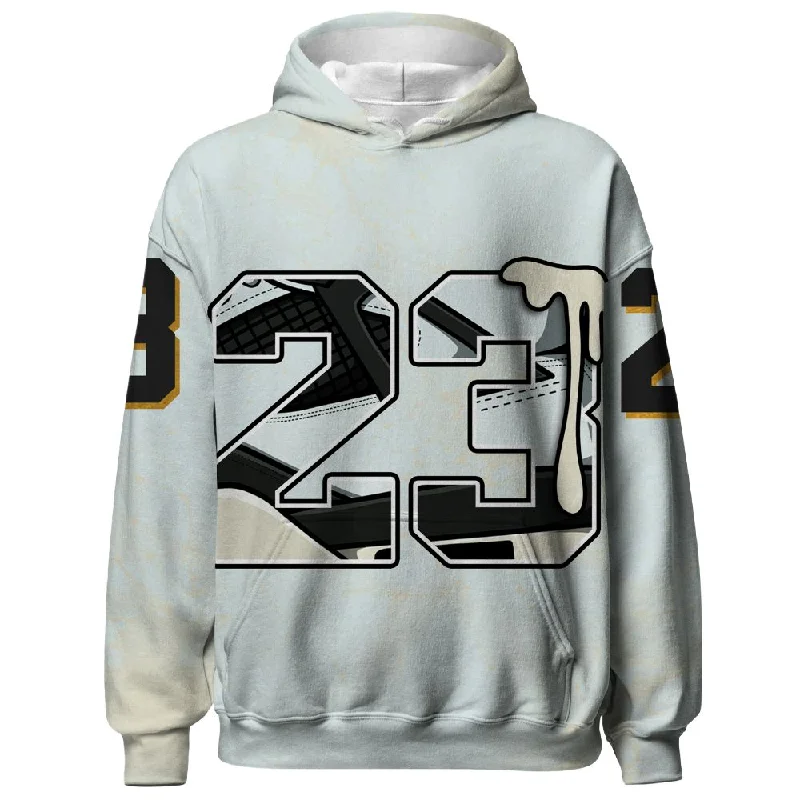 Pure Platinum 4s NastyJamz Hoodie Match 23 Sneaker All-Over Print