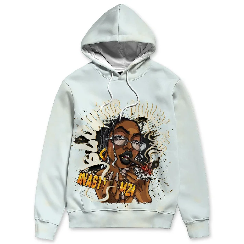 Pure Platinum 4s NastyJamz Hoodie Match Blowing Money Fast Girl All-Over Print