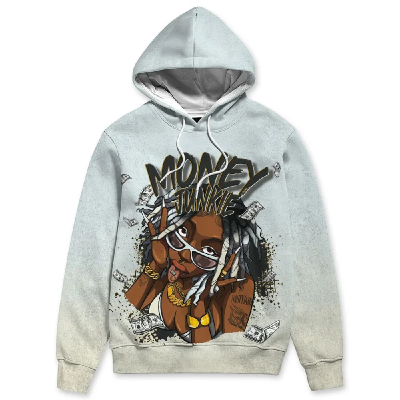 Pure Platinum 4s NastyJamz Hoodie Match Money Junkie All-Over Print