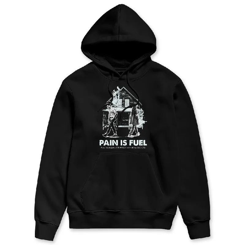 Pure Platinum 4s NastyJamz Hoodie Match Pain Is Fuel