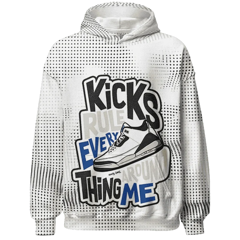 NastyJamz Quaiii 54 3s Hoodie Match Kicks Rule All-Over Print