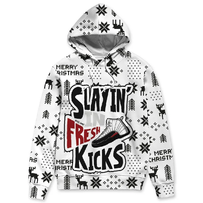 Retro Red Taxi 12s NastyJamz Hoodie Match Slayin Kicks All-Over Print