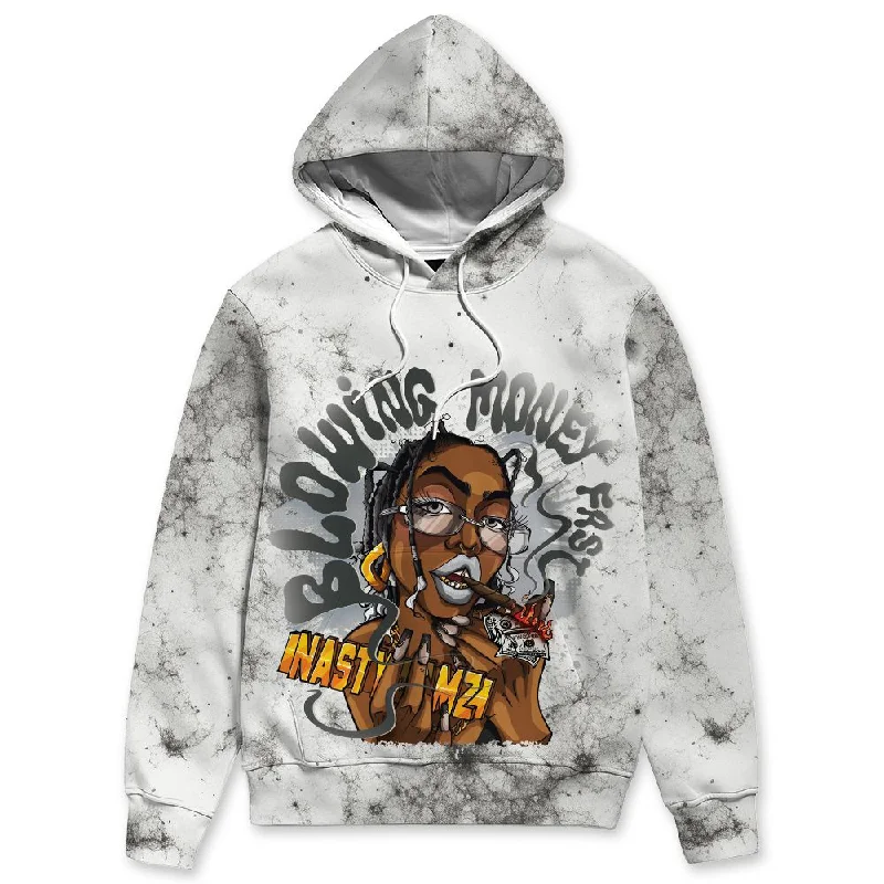 Reverse Metallic 5s NastyJamz Hoodie Match Blowing Money Fast Girl All-Over Print