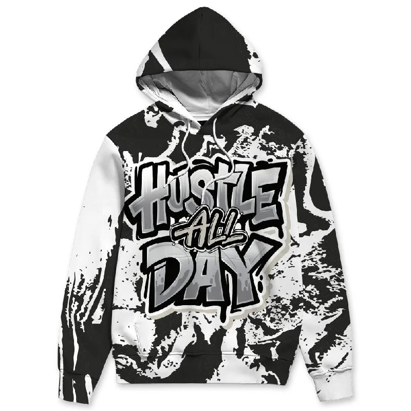 Reverse Metallic 5s NastyJamz Hoodie Match Hustle All Day All-Over Print