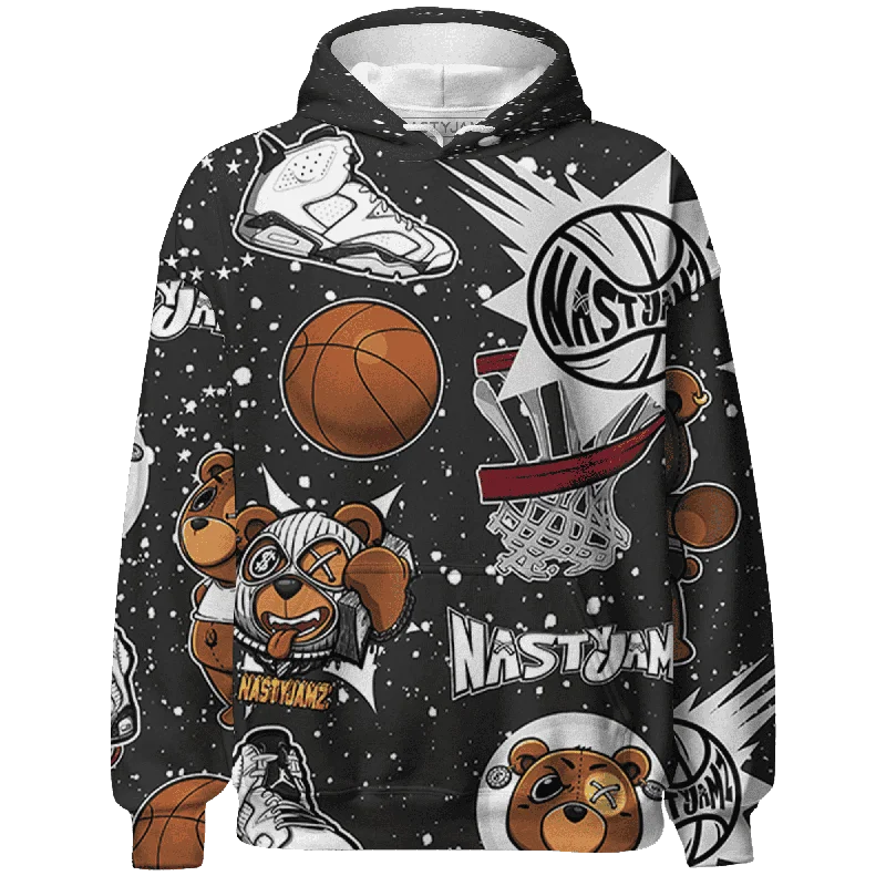 NastyJamz Reverse Oreo 6s Hoodie Match BER Icon Wallpapers All-Over Print