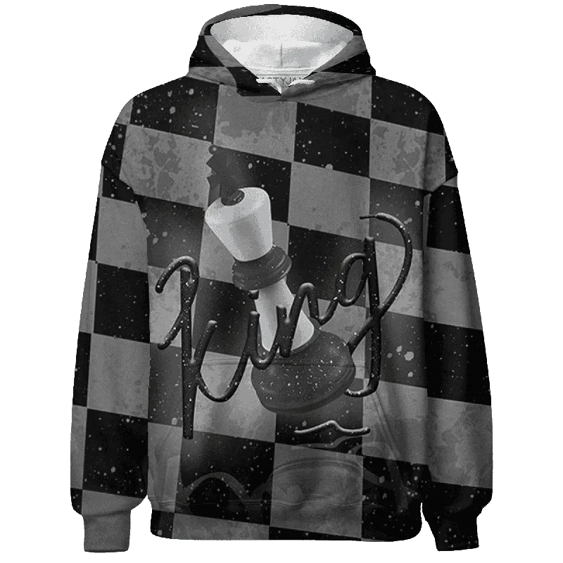 NastyJamz Reverse Oreo 6s Hoodie Match Black King All-Over Print