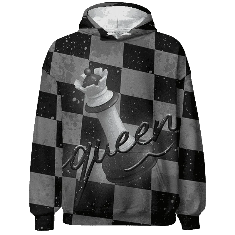 NastyJamz Reverse Oreo 6s Hoodie Match Black Queen All-Over Print