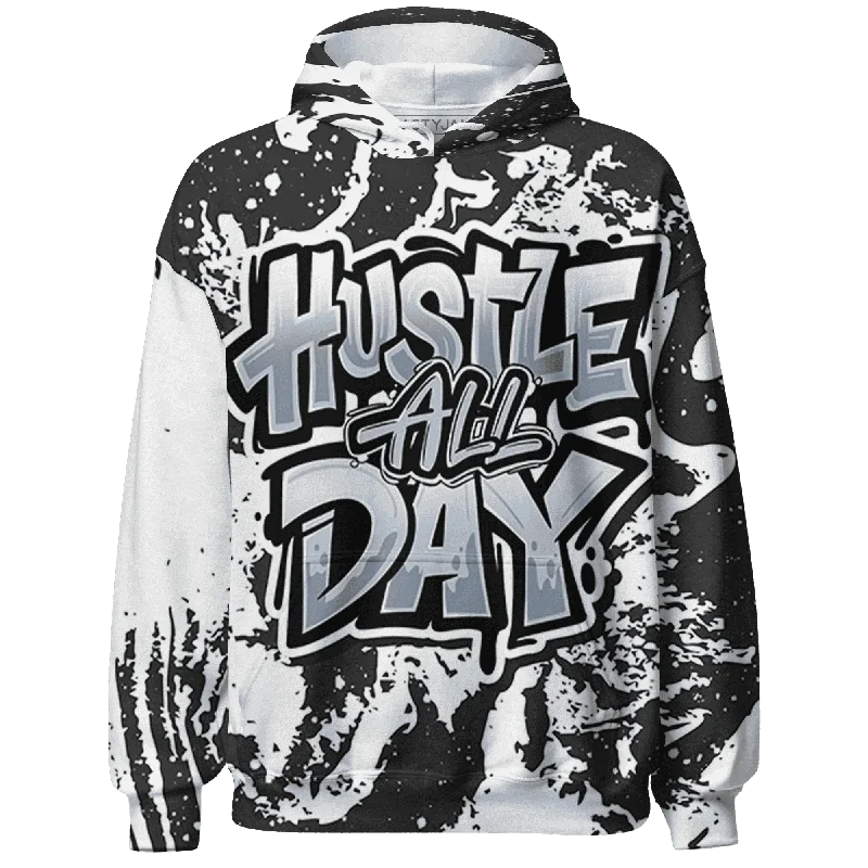 NastyJamz Reverse Oreo 6s Hoodie Match Hustle All Day All-Over Print