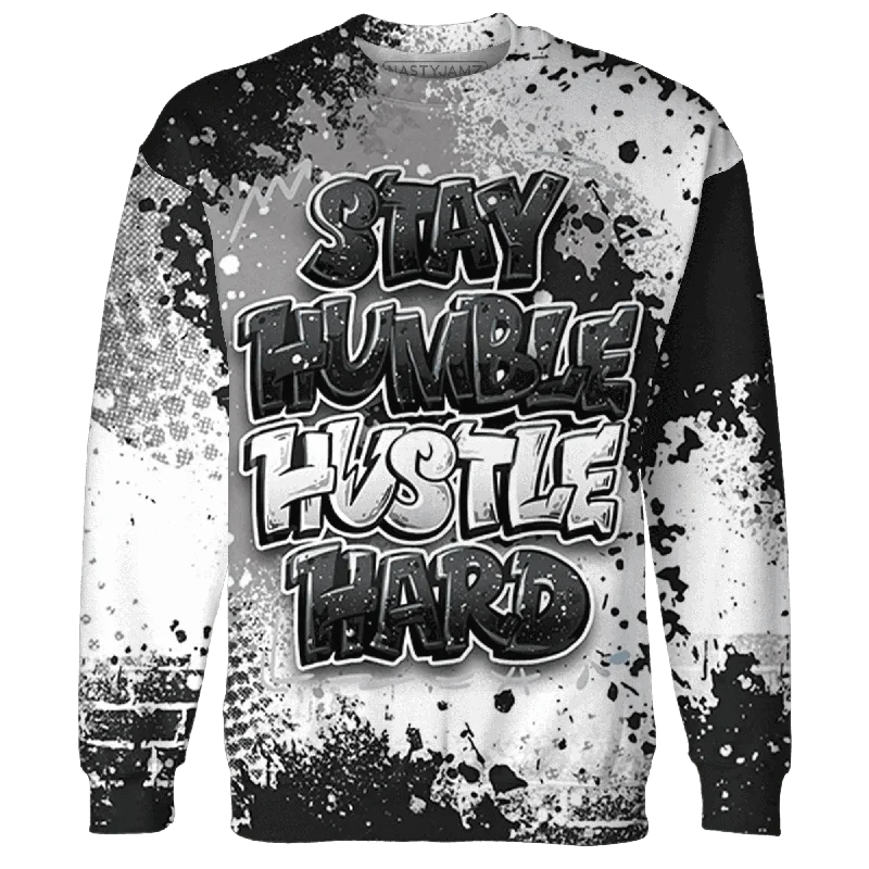 NastyJamz Reverse Oreo 6s Sweatshirt Match Stay Humble Hustle Hard All-Over Print