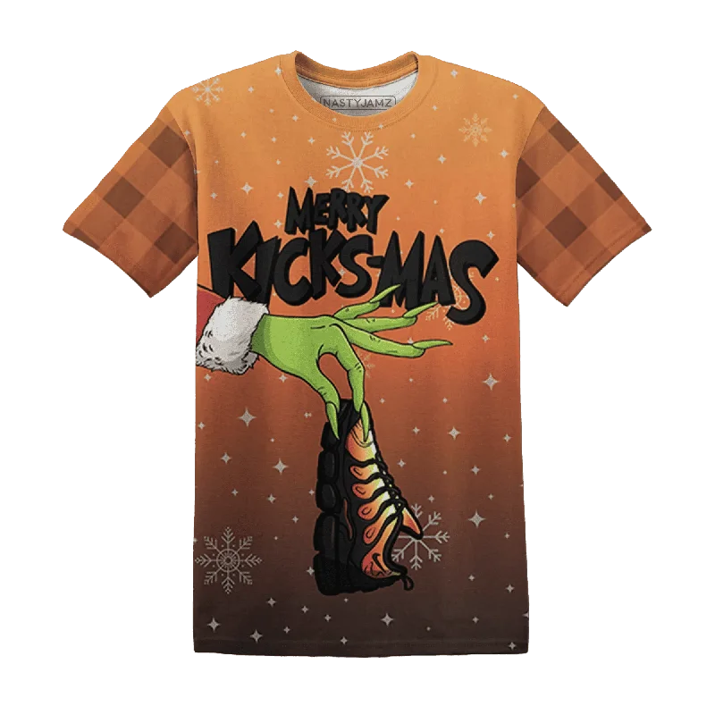 Versatile Gender-Free Wardrobe Essentials VaporMax Crimson Total Orange Plus NastyJamz T-Shirt Match Merry Kicksmas All-Over Print