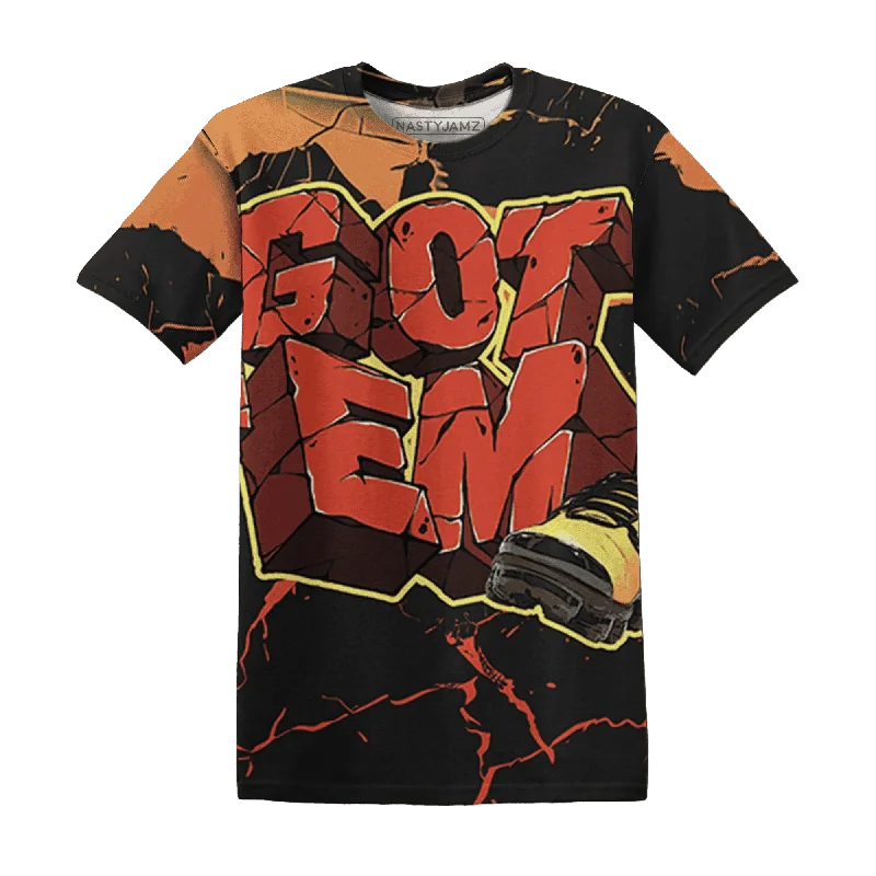 Gender-Neutral Trendy Clothing Styles NastyJamz VaporMax Crimson Total Orange Plus T-Shirt Match Got Em All-Over Print