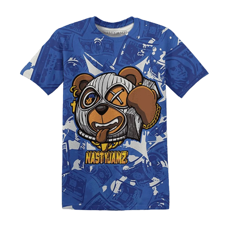 Relaxed-Fit Unisex Clothing Options NastyJamz VaporMax Game Royal Blue T-Shirt Match Money Motive BER All-Over Print