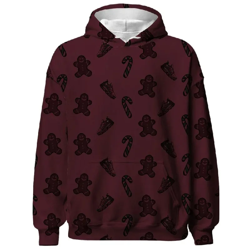 VaporMax Night Maron Burgundy NastyJamz Hoodie Match Candy Cookie Kicks All-Over Print