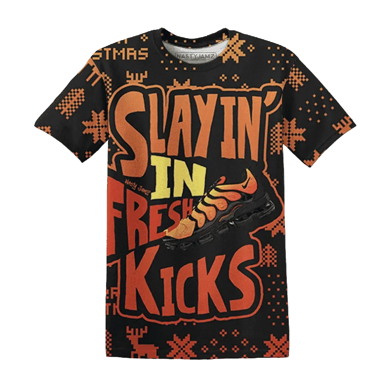 Unisex Casual Wear For All Seasons VaporMax Sunset NastyJamz T-Shirt Match Slayin Kicks All-Over Print