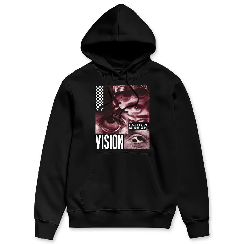 White Team Red 1s NastyJamz Hoodie Match Vision