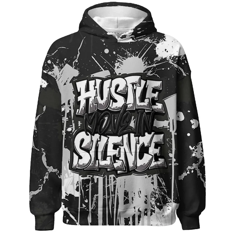 NastyJamz White Thunder 4s Hoodie Match Hustle Move In Silence All-Over Print