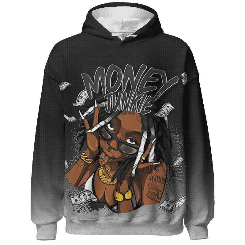 NastyJamz White Thunder 4s Hoodie Match Money Junkie All-Over Print