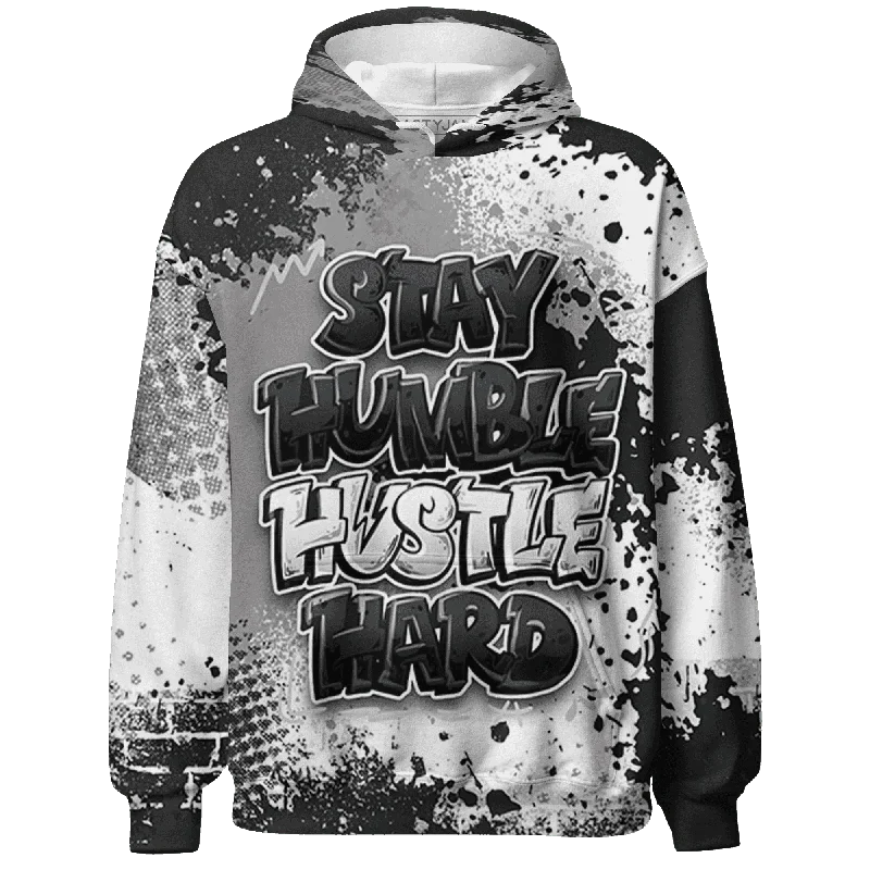 NastyJamz White Thunder 4s Hoodie Match Stay Humble Hustle Hard All-Over Print