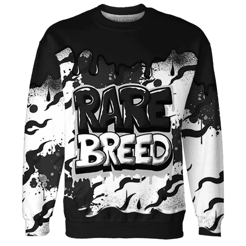 NastyJamz White Thunder 4s Sweatshirt Match Rare Breed Drippin All-Over Print